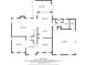 Detailed floor plan showcasing the layout of the home's living spaces and overall dimensions at 918 Fox Hollow Way, Marietta, GA 30068
