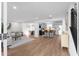 Spacious, open-concept space with a view into the kitchen at 513 S Malton Ct, Stone Mountain, GA 30083