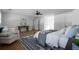 Spacious main bedroom featuring a ceiling fan, seating area, and plenty of natural light at 513 S Malton Ct, Stone Mountain, GA 30083