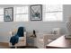 Cozy sitting area with modern art, plush chairs, and ample natural light from the windows at 513 S Malton Ct, Stone Mountain, GA 30083