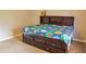 Bedroom showcasing a brown storage bed at 75 Price Dr, Locust Grove, GA 30248
