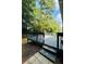 Stairs lead up to a spacious deck and fenced backyard at 3210 Ebenezer Rd, Marietta, GA 30066