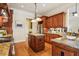 Spacious kitchen with a center island, stainless steel appliances, and plenty of counter space at 1211 Thornwell Ne Dr, Brookhaven, GA 30319
