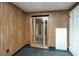 Basement featuring a custom sauna and wood paneling at 2870 Carla Nw Dr, Kennesaw, GA 30144