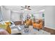 Open-concept living space combining the living room, kitchen, and dining area, perfect for entertaining at 1893 Burning Tree Dr, Decatur, GA 30032