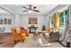 Bright living room with modern decor and a large window at 1893 Burning Tree Dr, Decatur, GA 30032
