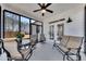 Covered back patio with seating perfect for relaxing at 4732 Cooling Water Cir, Powder Springs, GA 30127