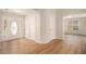 Bright foyer featuring hardwood floors and modern finishes at 109 Melrose Creek Dr, Stockbridge, GA 30281