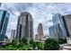 Expansive city view with lush greenery and modern architecture at 1101 Juniper Ne St # 519, Atlanta, GA 30309