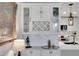 Bright and updated kitchen with stylish wine rack storage and bar accessories at 1101 Juniper Ne St # 519, Atlanta, GA 30309