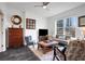 Bright living room with large windows, stylish decor, and comfortable seating area at 1101 Juniper Ne St # 519, Atlanta, GA 30309