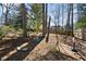 Fenced backyard features play area with swing set, basketball hoop, and a picnic table for outdoor fun and activities at 2630 Orchard Knob Se, Atlanta, GA 30339