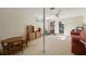 Finished basement featuring neutral carpet, a cozy seating area, and natural lighting at 2630 Orchard Knob Se, Atlanta, GA 30339