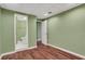 Finished basement with doorway to small bathroom at 3136 Taffy Ln, Snellville, GA 30039