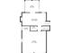 Detailed second floor plan featuring office, Gathering room, bath, laundry and garage at 4453 Abingdon Dr, Stone Mountain, GA 30083