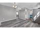 Living Area featuring open concept design to kitchen with stainless steel appliances at 4701 Flat Shoals Rd # 49C, Union City, GA 30291