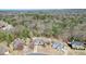 An aerial view of the home and the surrounding neighborhood at 1090 Compton Way, Suwanee, GA 30024