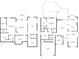 Detailed floor plan showcasing the home's layout, including bedrooms, living spaces, and outdoor deck at 1090 Compton Way, Suwanee, GA 30024