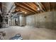 Unfinished basement with exposed ductwork and concrete walls, ready to be customized at 3582 Grove Gate Ln, Atlanta, GA 30339