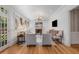 Bright living room with fireplace, hardwood floors, and elegant decor at 3582 Grove Gate Ln, Atlanta, GA 30339