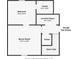 Floor plan showcasing the layout of the upper level of the home at 85 Ann Se Cir, Cartersville, GA 30121