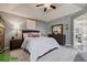 Spacious main bedroom boasting soft carpet, gray walls, and an ensuite bathroom for ultimate comfort and convenience at 85 Ann Se Cir, Cartersville, GA 30121