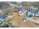 Aerial view showcasing the property's location within a residential neighborhood at 160 Vine Nw St, Atlanta, GA 30314