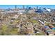 Scenic aerial of a neighborhood with a cityscape and stadium in the distance at 160 Vine Nw St, Atlanta, GA 30314