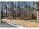 A spacious backyard with mature trees offering a private outdoor space at 2735 Varlet Ct, Snellville, GA 30039
