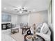 Cozy living room with modern décor and recessed lighting, perfect for relaxation at 2735 Varlet Ct, Snellville, GA 30039