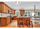 Well-appointed kitchen with granite countertops, stainless steel appliances, and a center island at 2138 Jockey Hollow Nw Dr, Kennesaw, GA 30152
