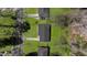 An aerial view of a home with a dark gray roof and green lawn at 282 Oak Se Dr, Atlanta, GA 30354