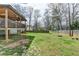 Large backyard showing the deck and lawn at 639 Oak Moss Dr, Lawrenceville, GA 30043