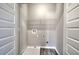 Laundry room with hookups, shelving, and durable flooring, ready for appliances at 266 Eva Ne Way, Cartersville, GA 30121