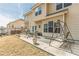 Relaxing backyard with a patio, seating and room for entertaining at 3452 Village Park Sw Ln, Atlanta, GA 30331