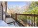 Cozy deck featuring wood railings and ample space for outdoor enjoyment at 1346 Stillwood Chase Ne, Atlanta, GA 30306