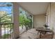 Relaxing outdoor balcony featuring patio furniture with scenic neighborhood views, perfect for outdoor enjoyment at 3655 Habersham Ne Rd # 215, Atlanta, GA 30305