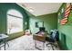 Bright office with large window, an accent rug, and views of the front yard at 4118 Kentmere Main Nw, Kennesaw, GA 30144