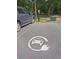 Electric vehicle charging station with dedicated parking for easy charging at 47 Monet Nw Ct, Atlanta, GA 30327