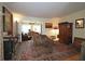 Cozy living room with ornate rugs and a decorative fireplace at 47 Monet Nw Ct, Atlanta, GA 30327