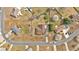 An aerial view showcases a home with a well-manicured lawn and inviting curb appeal in a tranquil neighborhood at 251 Bent Creek Dr, Dallas, GA 30157