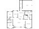 Detailed floor plan highlighting bedrooms, kitchen, living spaces, and attached garage for easy navigation and layout understanding at 251 Bent Creek Dr, Dallas, GA 30157