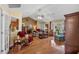 Spacious living room with hardwood floors, vaulted ceiling, and ample natural light at 251 Bent Creek Dr, Dallas, GA 30157