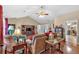 Spacious living room with hardwood floors, a vaulted ceiling, and ample seating at 251 Bent Creek Dr, Dallas, GA 30157