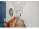 Inviting entryway with hardwood floors, stylish console, and access to main living areas at 2855 Mcmurtry St, Cumming, GA 30041