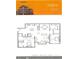 Detailed floor plan showcasing a two-bedroom, two-bath layout with spacious living and dining areas at 5300 Peachtree Rd # 2309, Chamblee, GA 30341