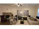 Cozy living room with fireplace, accent chairs, and modern decor at 112 Austin Dr, Sandy Springs, GA 30328