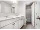 Bathroom featuring double sinks, a tiled floor, and a shower and tub combination at 119 Fountain Oak, Villa Rica, GA 30180