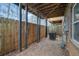 Backyard with a fence and a gas meter at 1632 Caswell Pkwy # 8, Marietta, GA 30060