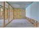 Framed room under construction, showing exposed studs and insulation ready for drywall installation at 1632 Caswell Pkwy # 8, Marietta, GA 30060